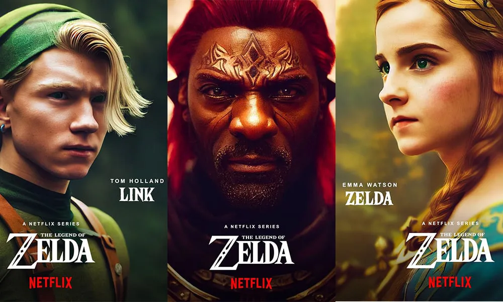 película live-action de Zelda